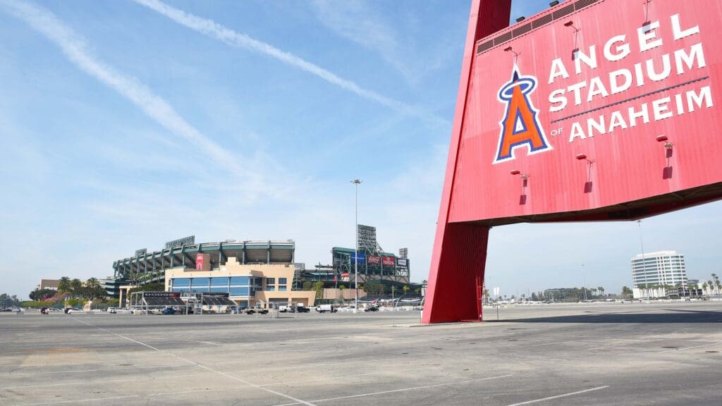 The Giant A at Angel Stadium