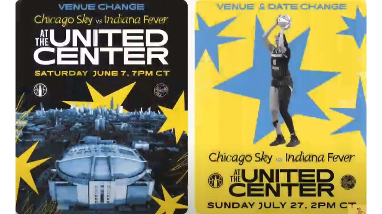 Chicago Sky moves home games against Indiana Fever to United Center