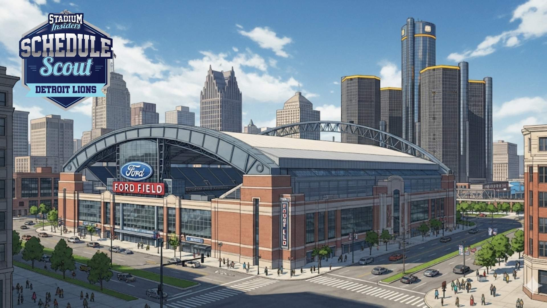 The Stadium Insiders Detroit Lions Schedule Scout Banner
