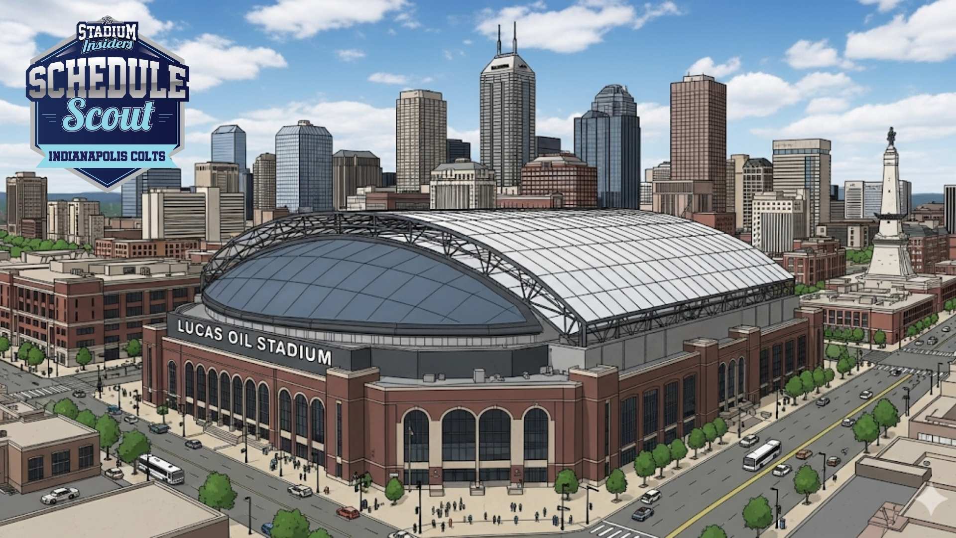 The Stadium Insiders Indianapolis Colts Schedule Scout Banner