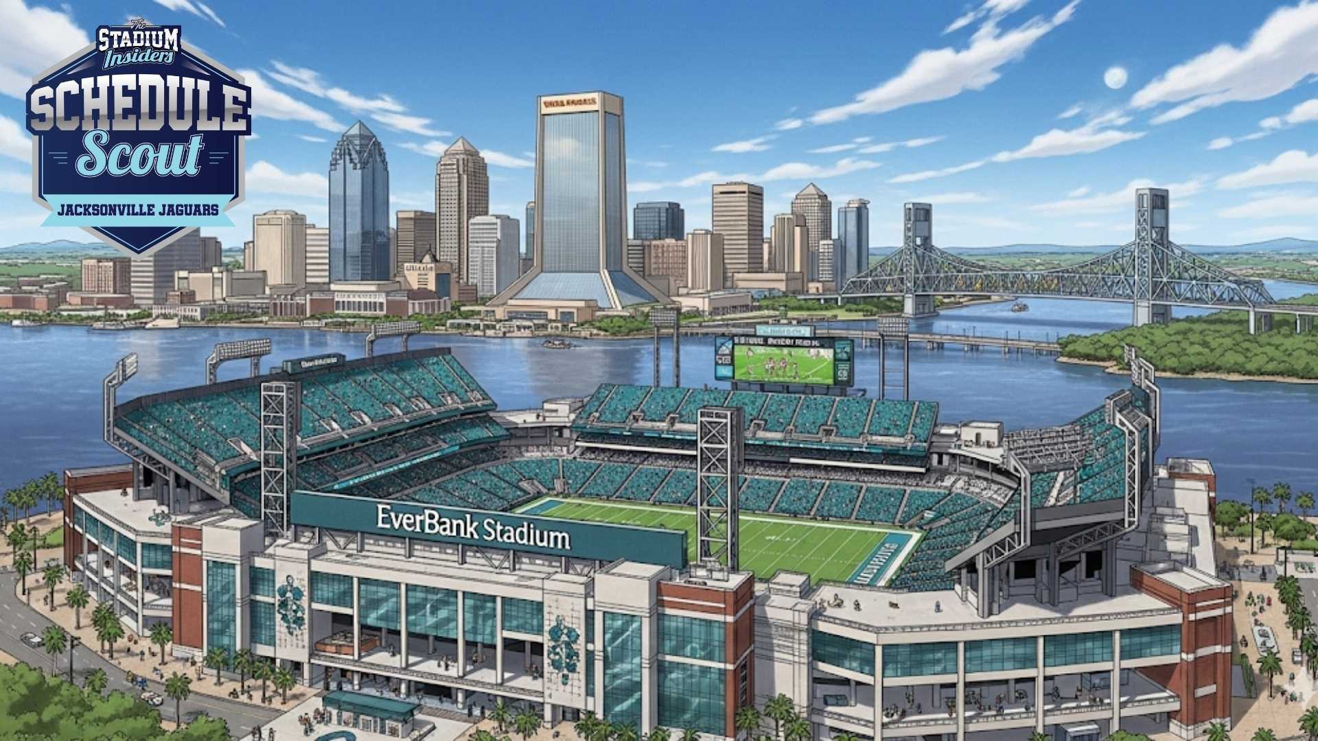 The Stadium Insiders Jacksonville Jaguars Schedule Scout Banner The Stadium Insiders Jacksonville Jaguars Schedule Scout Banner