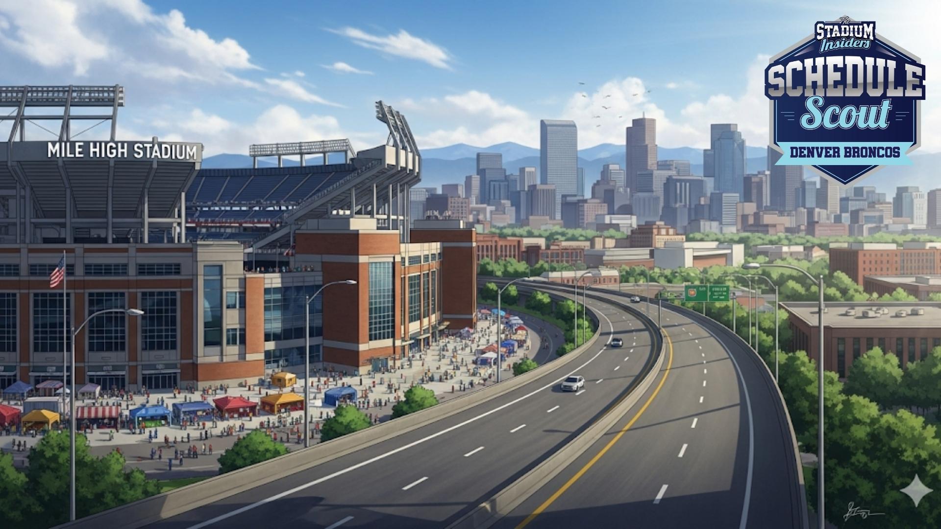 The Stadium Insiders Denver Broncos Schedule Scout Banner