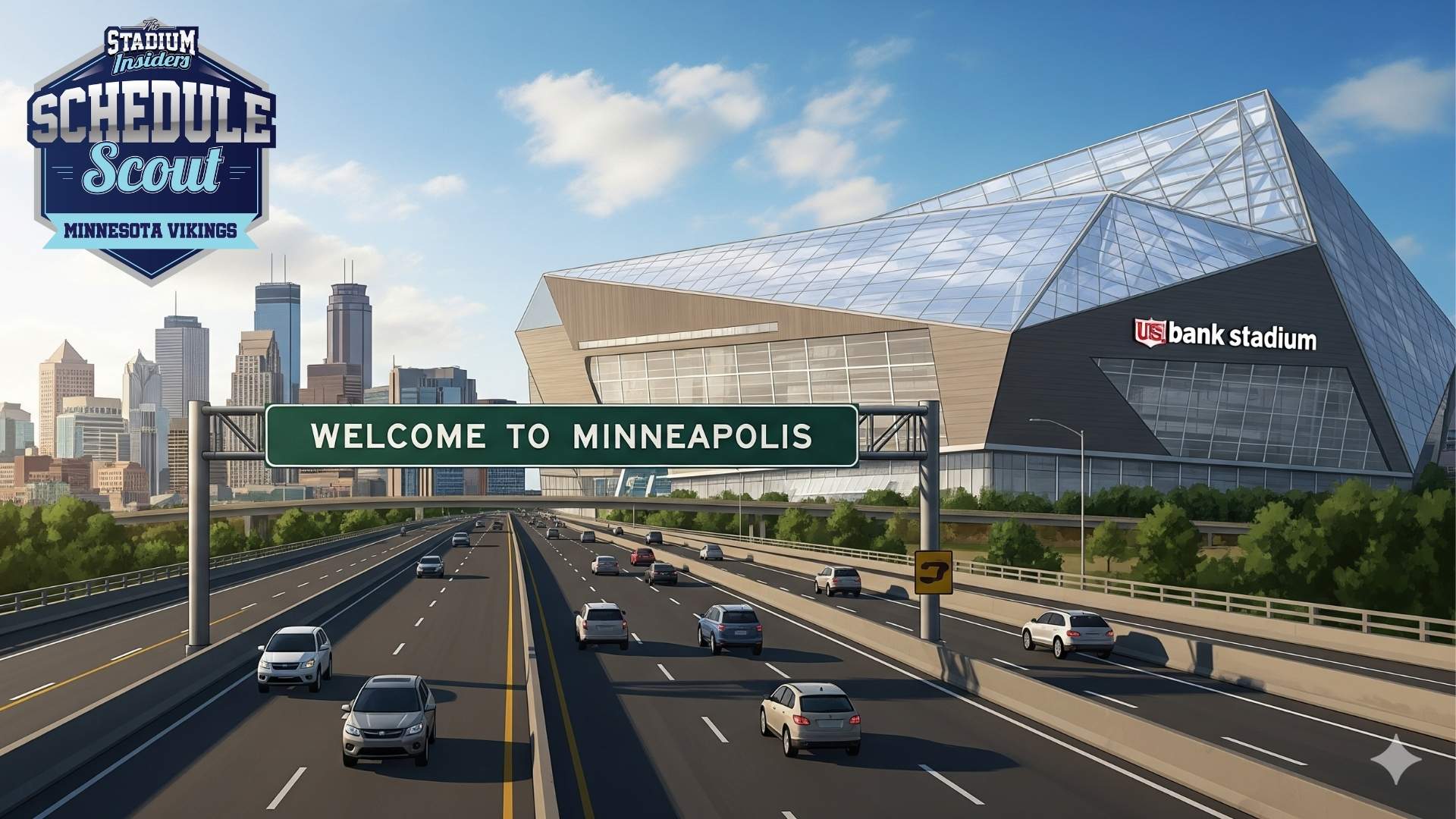 The Stadium Insiders Minnesota Vikings Schedule Scout Banner The Stadium Insiders Minnesota Vikings Schedule Scout Banner