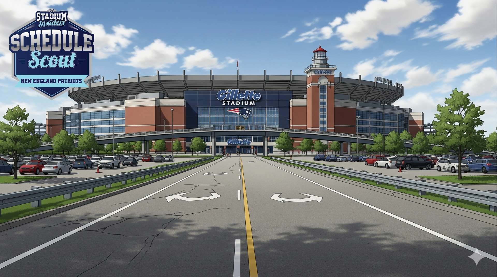 The Stadium Insiders New England Patriots Schedule Scout Banner The Stadium Insiders New England Patriots Schedule Scout Banner