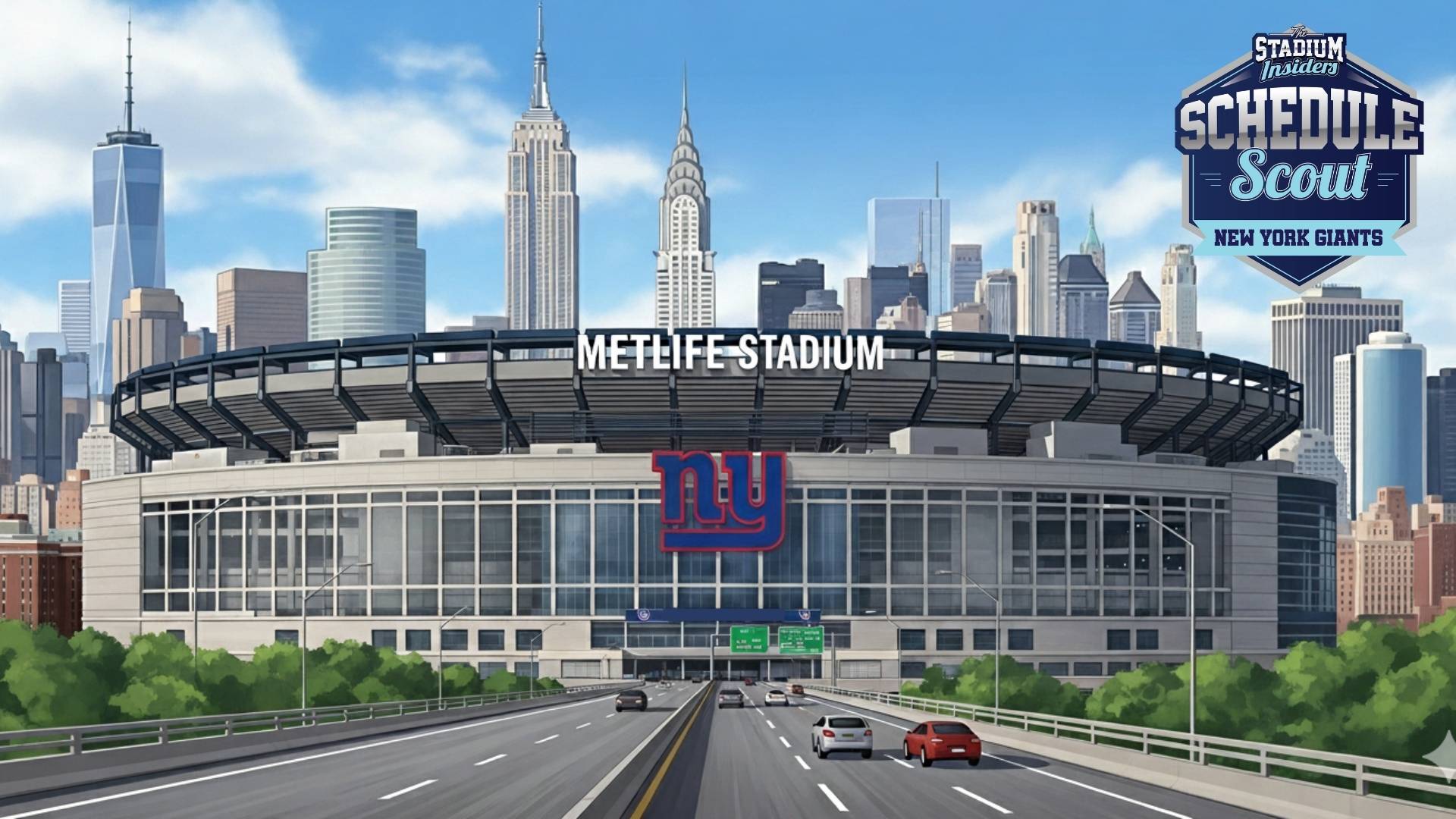 The Stadium Insiders New York Giants Schedule Scout Banner The Stadium Insiders New York Giants Schedule Scout Banner