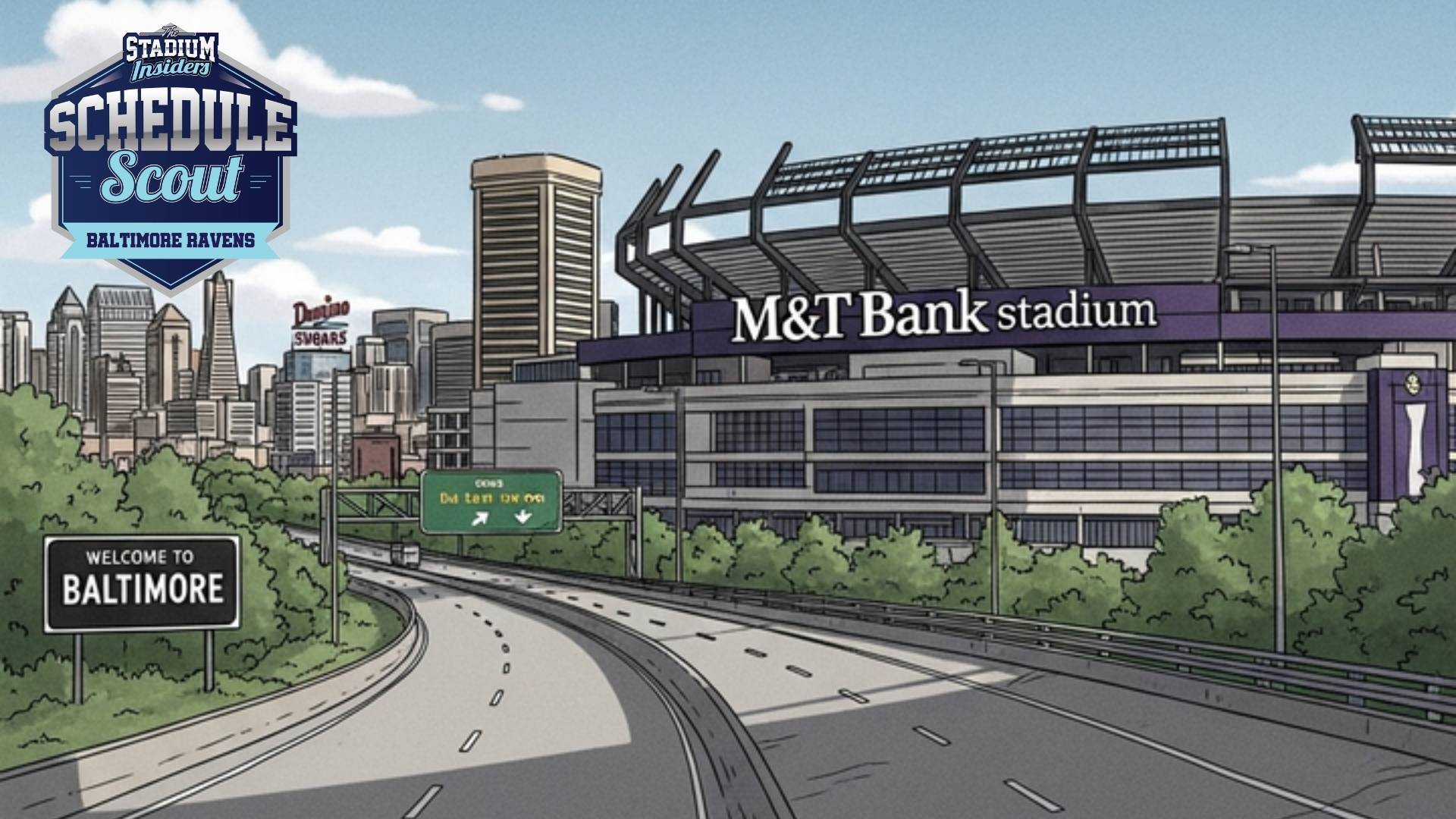 The Stadium Insiders Baltimore Ravens Schedule Scout Banner The Stadium Insiders Baltimore Ravens Schedule Scout Banner