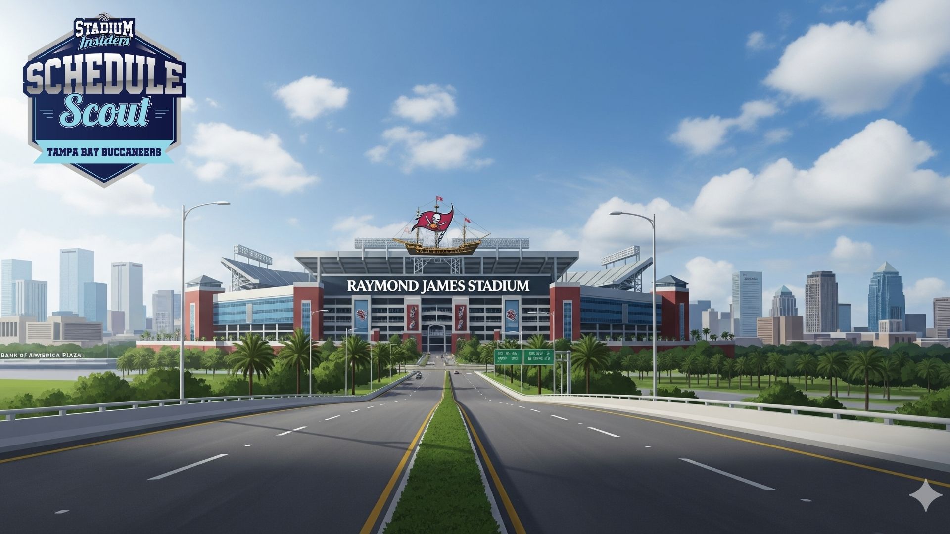 The Stadium Insiders Tampa Bay Buccaneers Schedule Scout Banner The Stadium Insiders Tampa Bay Buccaneers Schedule Scout Banner