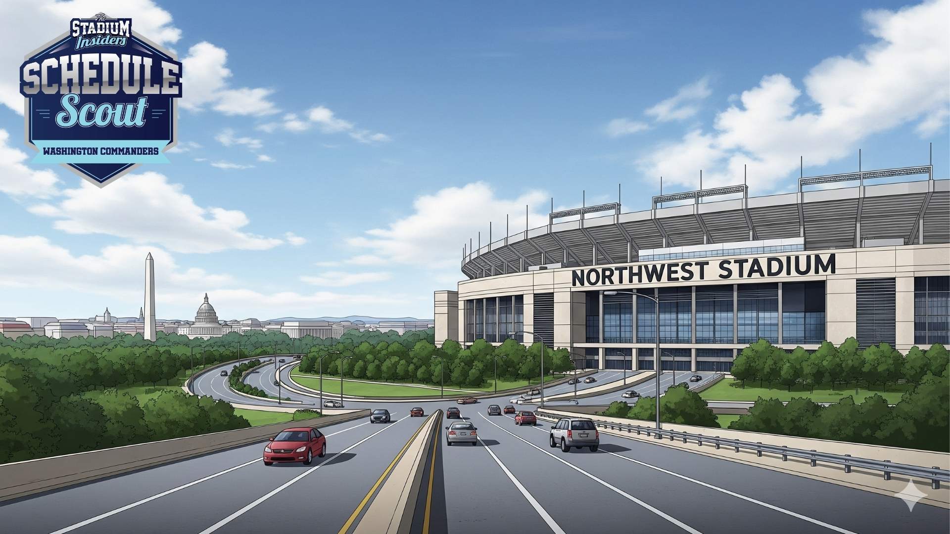 The Stadium Insiders Washington Commanders Schedule Scout Banner