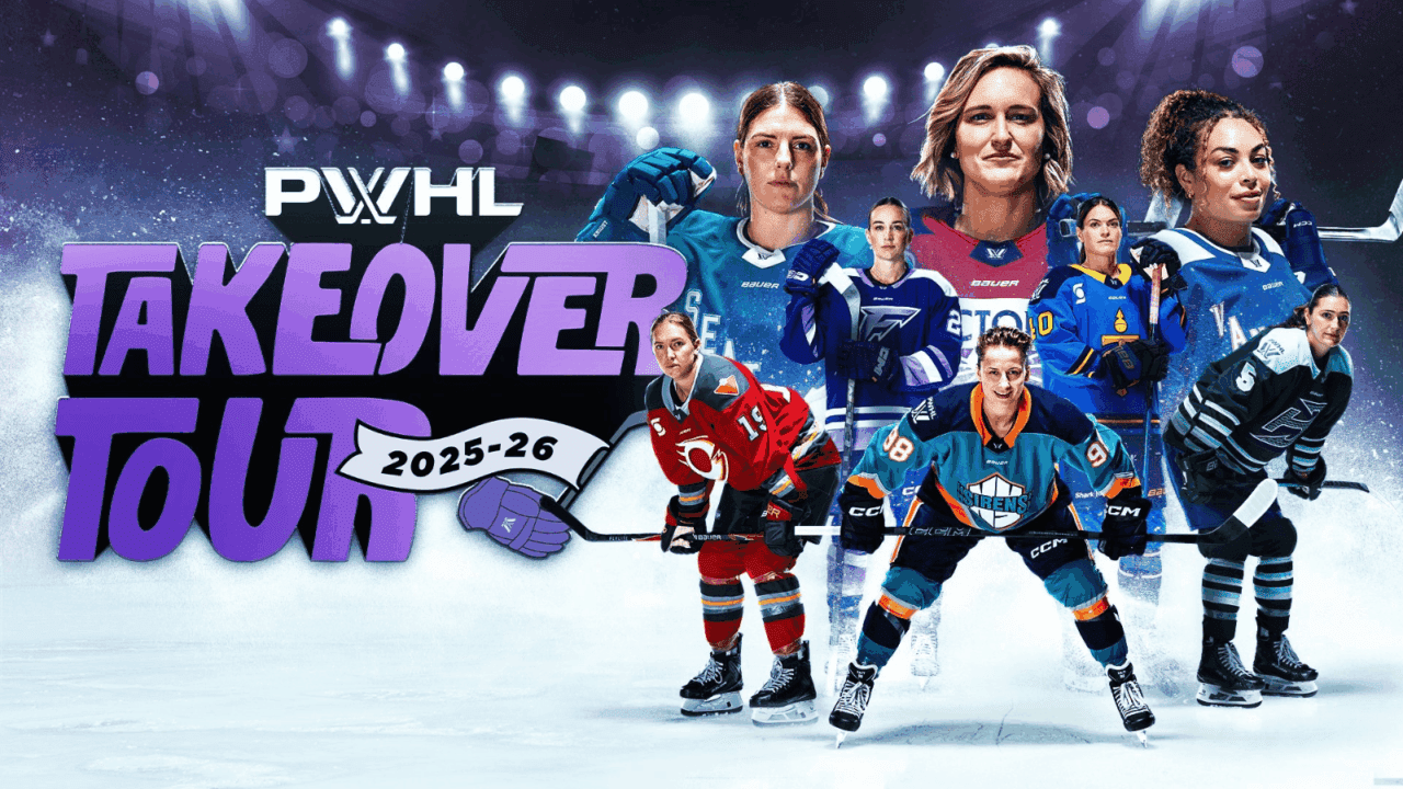 PWHL Announces Expanded Takeover Tour in 2025-26