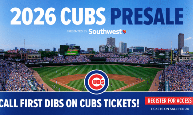 Register by 2/17 for the 2026 Chicago Cubs ticket presale
