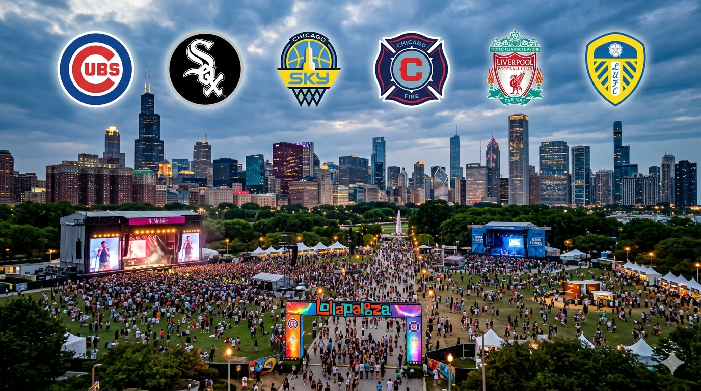 Lollapalooza to overlap with multiple Chicago sports events in 2026