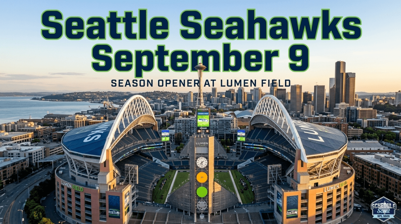 NFL Season to kick off in Seattle; Sounders match rescheduled