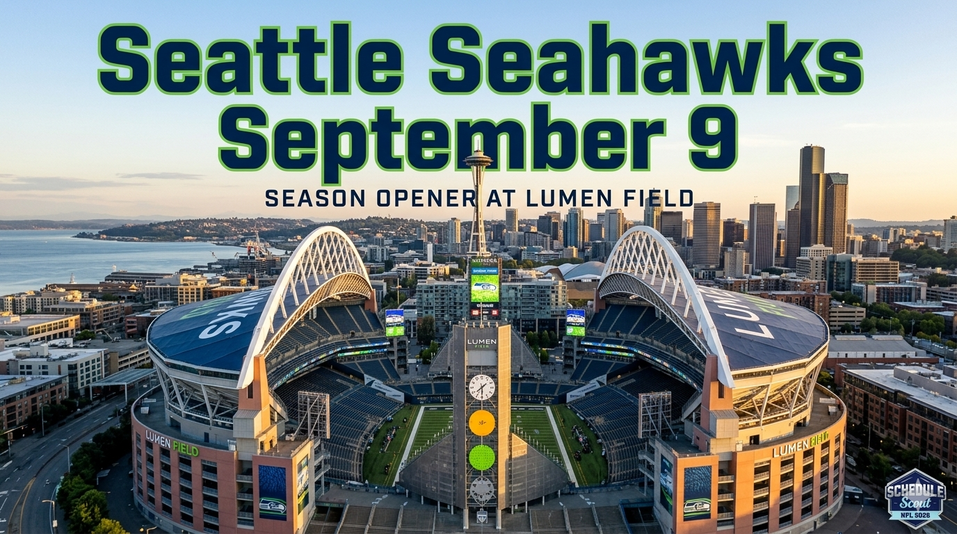 NFL Season to kick off in Seattle; Sounders match rescheduled