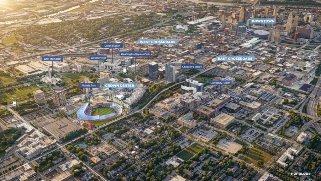 Royals New Ballpark Location