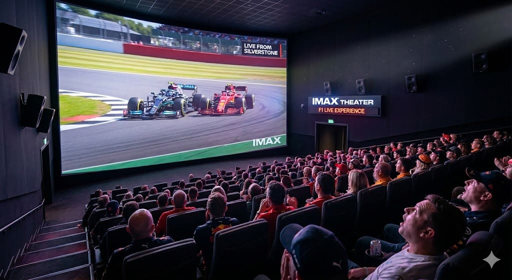 F1 to broadcast five races in IMAX theaters this season