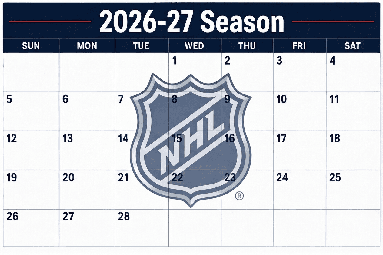 NHL 2026-27 regular-season schedule released