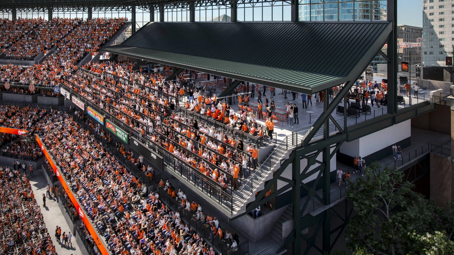 Camden Yards new upper deck Camden Yards new upper deck